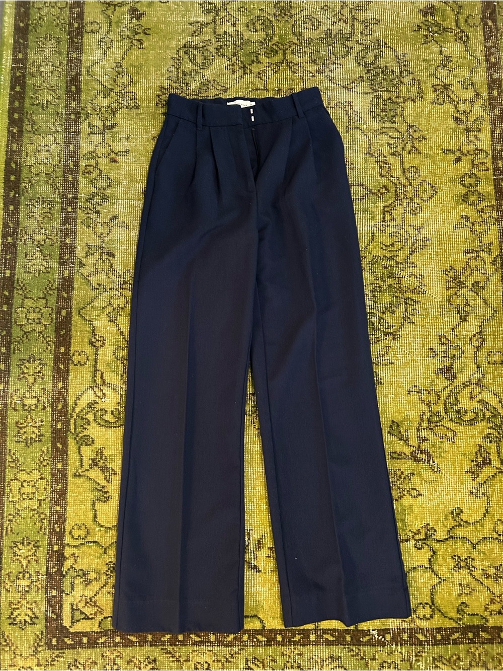 Abercrombie & Fitch Sloane Tailored Wide Leg Pant